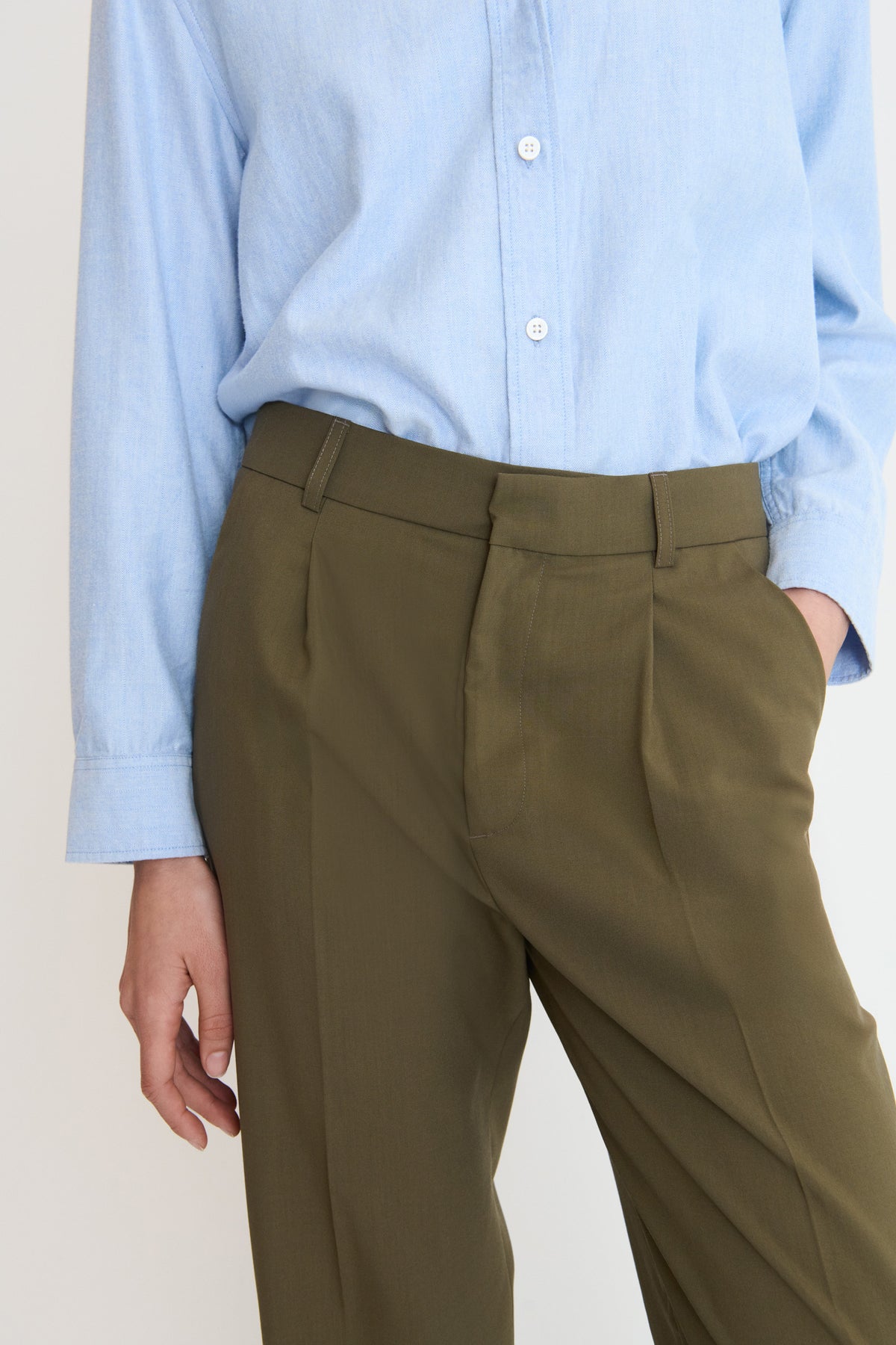 Julia Taupe Trousers