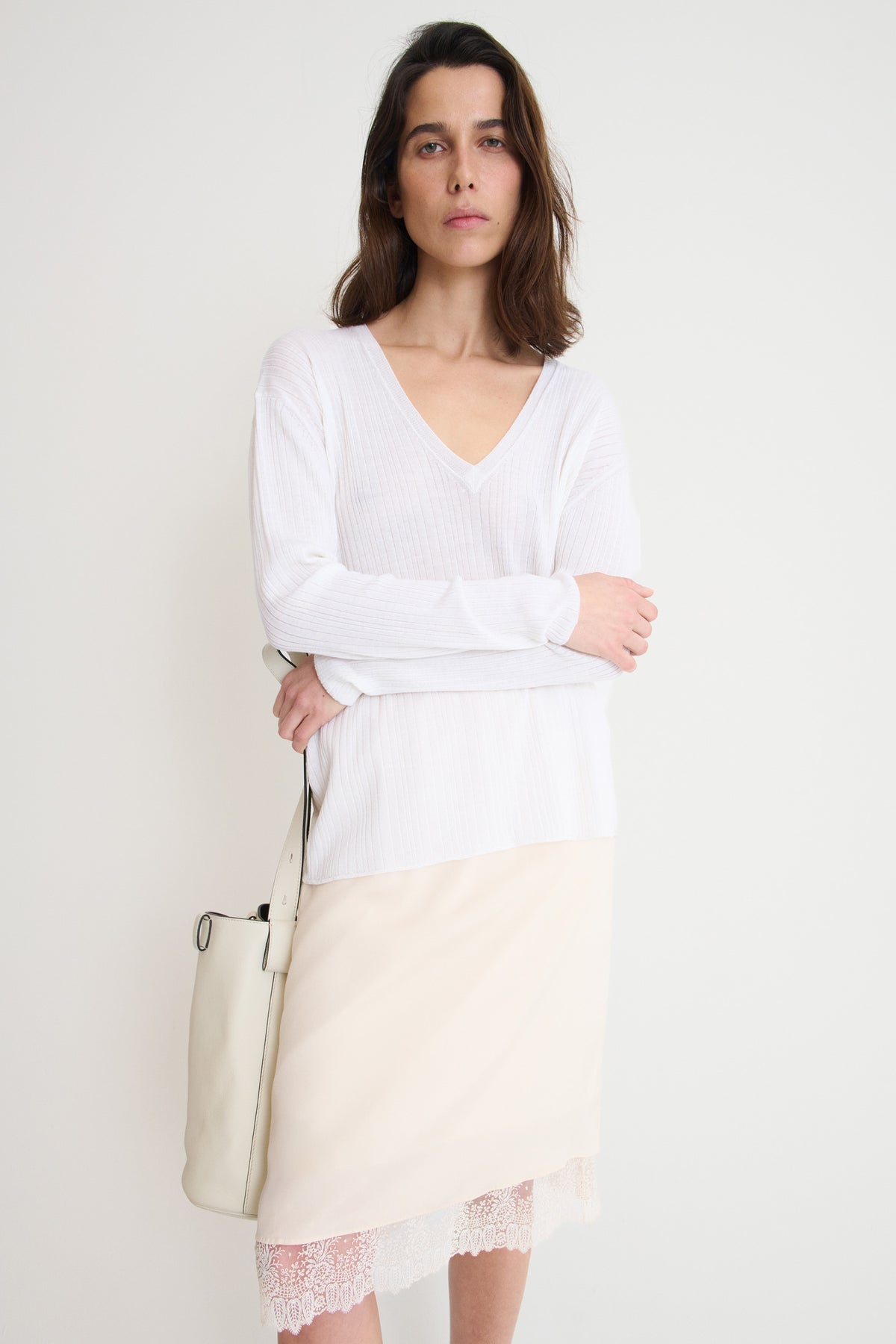 Pull Mirage écru