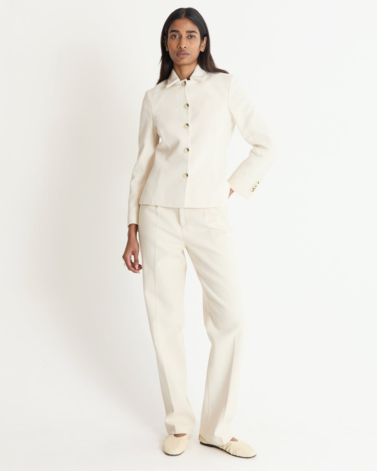 Pantalon Julia Ecru