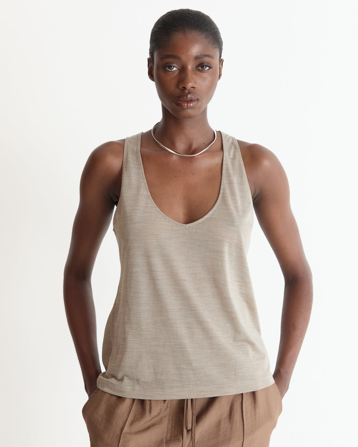 Débardeur Debora Taupe