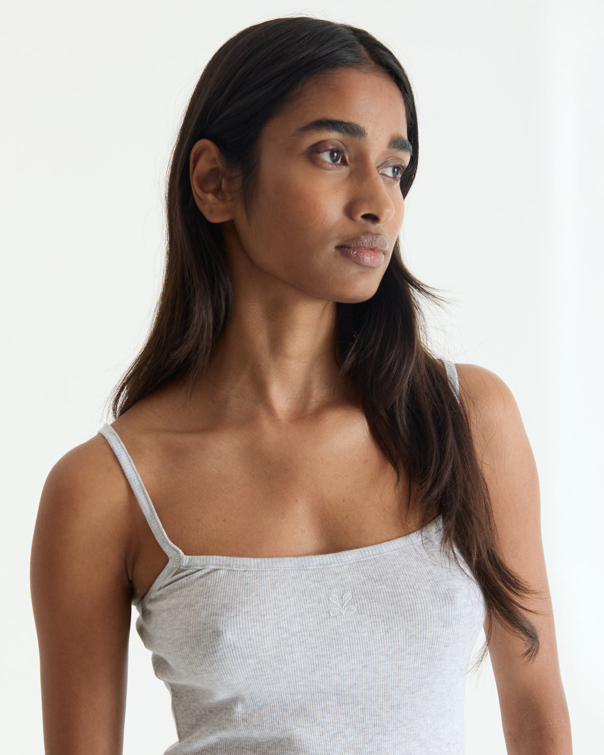 Heather Grey Spaghetti Tank Top