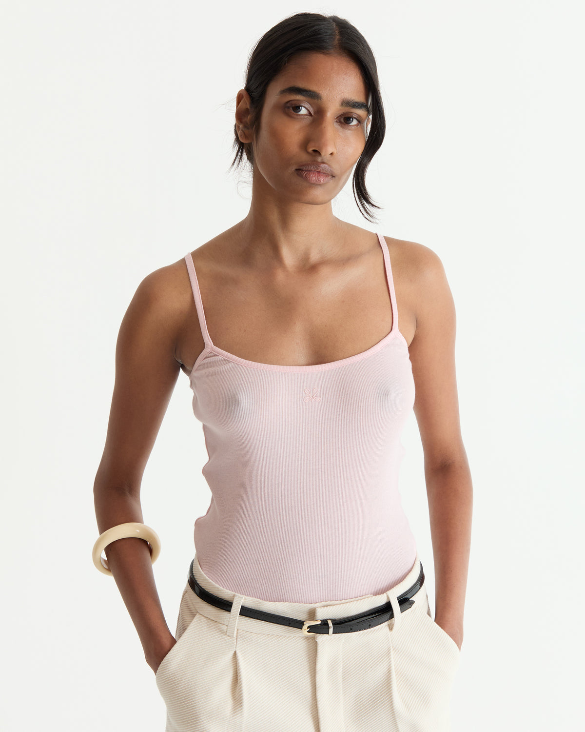 Baby Pink Spaghetti Tank Top